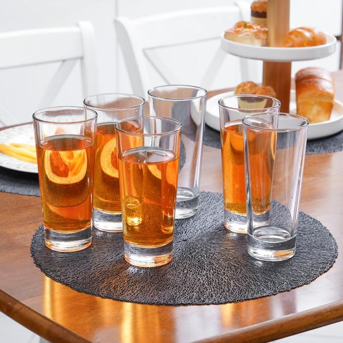Selma Libbey Elan Gelas Kaca 414 Ml Set 6 Pcs Transparan Drinking Glass Water Glass Gelas Minum