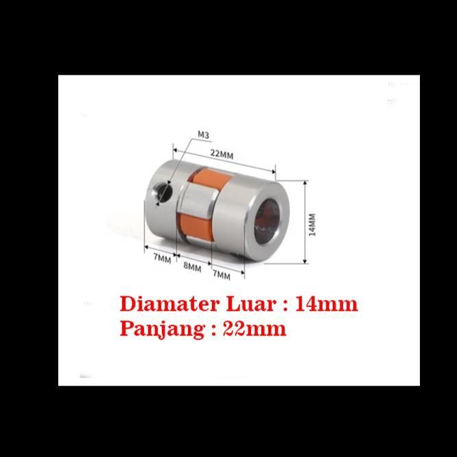 Elastic Coupling Shaft Coupler CNC Stepper Motor High Quality (8313)