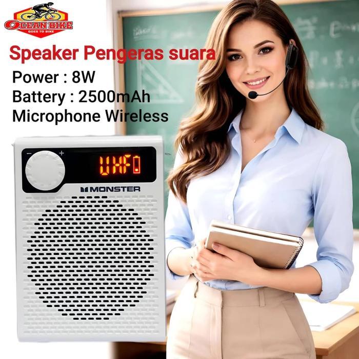 Saramonic - Speaker Bluetooth Megaphone Loudspeaker Pinggang Pengeras Suara Mic Clip On Wireless
