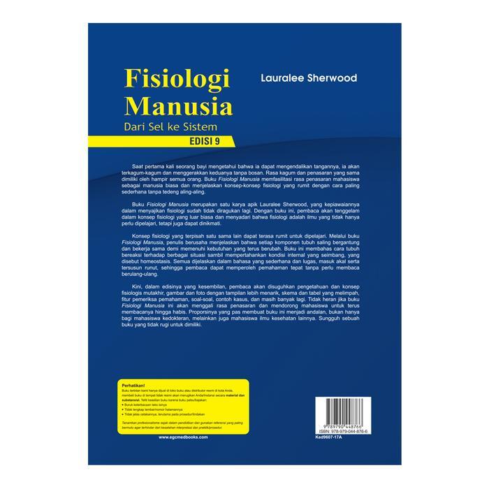 Premium Egc Fisiologi Manusia Dari Sel Ke Sistem Edisi 9 Original
