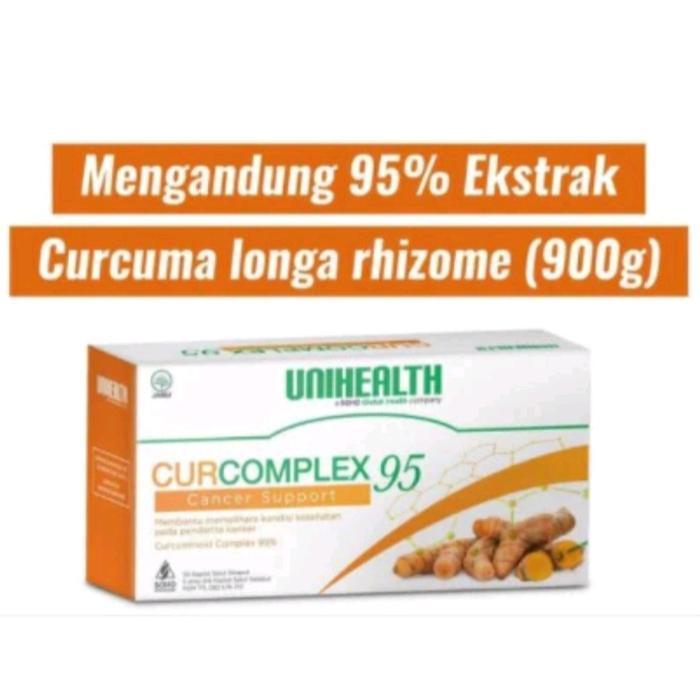 REDAY Terlaris Unihealth BCM 95 Curcomplex Unihealth terapi pendamping cancer 30kapsul dengan 95%