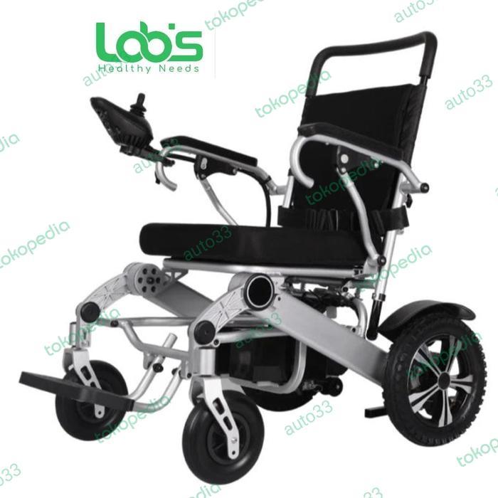 Kursi Roda Elektrik Lipat Super Ringan Wheel Chair Electric Lithium Terbaru 