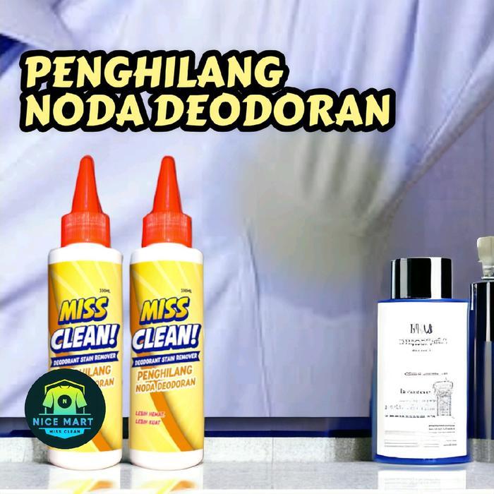 Cairan Penghilang Pembersih Noda Deodoran Pakaian Baju Ketiak Baju Putih Berwarna Jaket Seragam