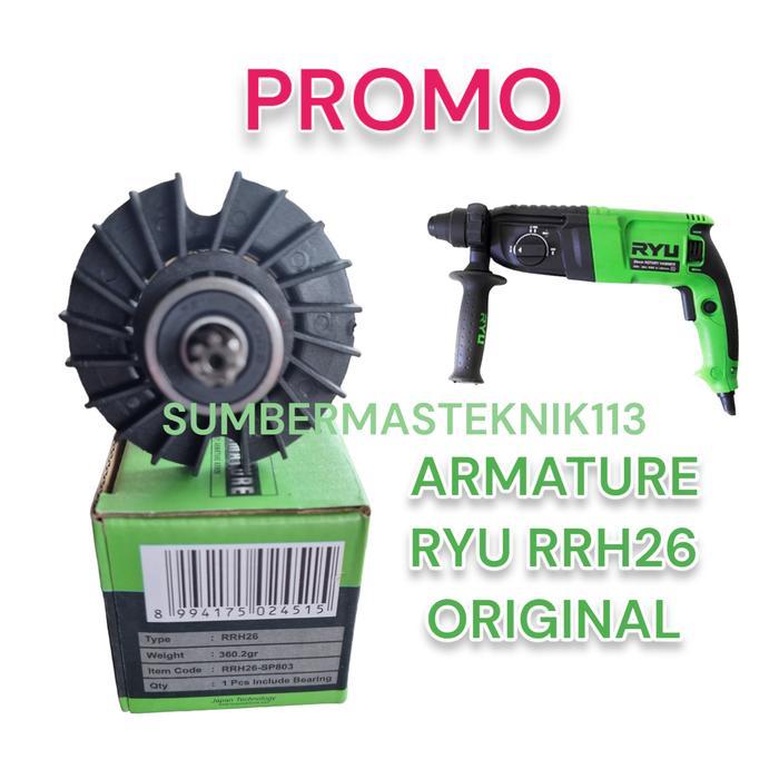ARMATURE RYU RRH26 ANGKER ROTARY HAMMER RYU RRH 26 ORIGINAL