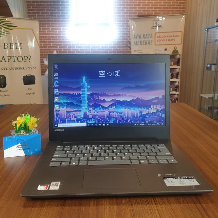 LAPTOP LENOVO IDEAPAD AMD A9 RODEON 8 / 512GB SSD BEKAS SECOND