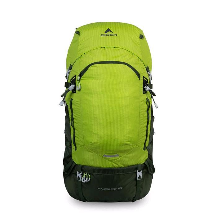 Eiger Equator Trek 65L Carrier Tas Gunung - Lapak Eigerian - Lime