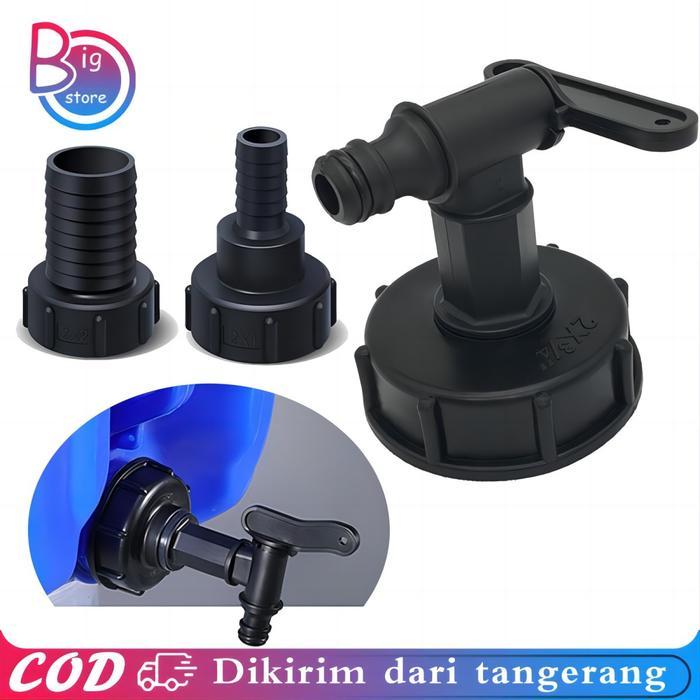 Konektor Tangki IBC S60x6 IBC Tank Adaptor Kran Air Adaptor Tangki IBC Adapter Konektor Air IBC Tank