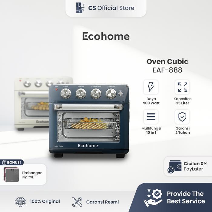 ECOHOME CUBIC AIR FRYER 25 Liter - Noble Series EAF-888 Easy Fry Oven & Grill Oven Ecohome Air Fryer