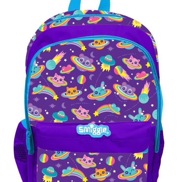 Ransel Smiggle Bola Tas Ransel TK Smiggle Bola Dino Unicorn Animal Ufo Dinosaur Ball - animal ufo Sm