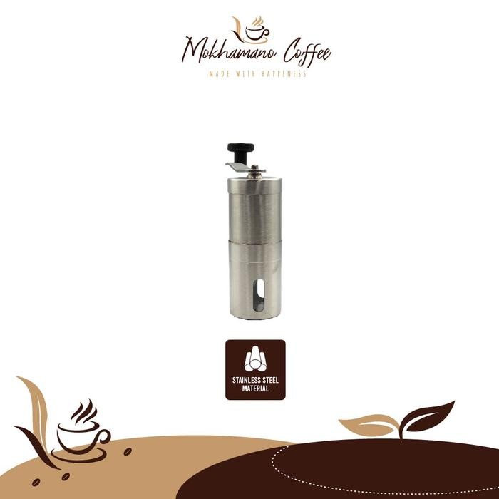 

MINI STAINLESS STEEL CERAMIC BURR COFFEE GRINDER GILINGAN STAINLESS
