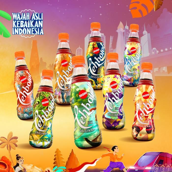 

oW.galiban - Tehbotol Sosro PET 350ml x 12 Botol Special Edition Original