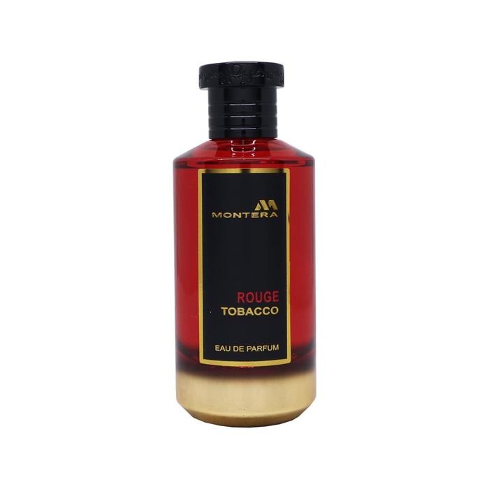 PARFUM PRIA WANITA FRAGRANCE WORLD MONTERA ROUGE TOBACCO UNISEX 100 ML
