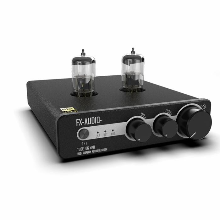 FX-AUDIO Tube-06 Mk II Tube Preamplifier 6N3 ES9018K2M CM6642 24/192