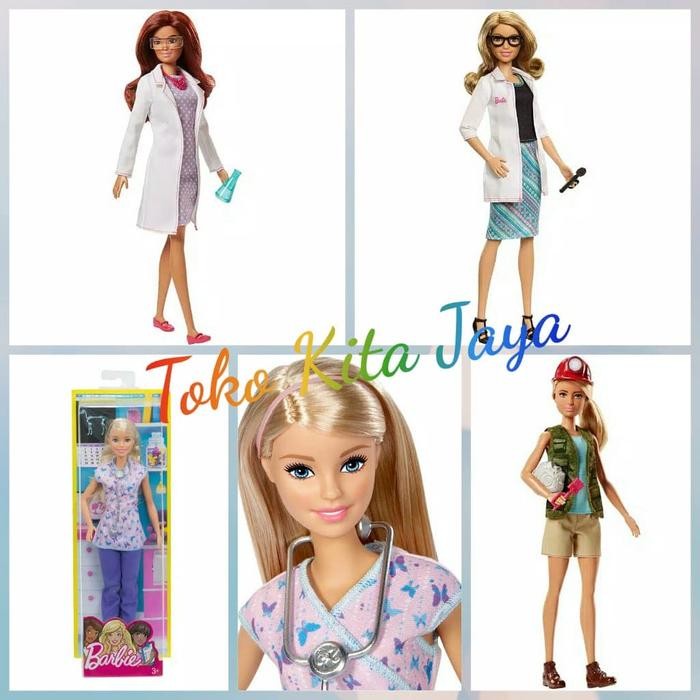 Boneka Barbie Pekerja Profesi Dokter Penari Penemu dll Ori Mattel