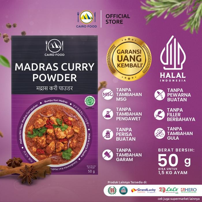

Stok Baru Bumbu Kari Madras - Cairo Food