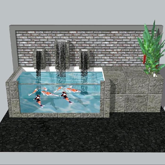 KOLAM IKAN KOI / KOLAM IKAN MINIMALIS