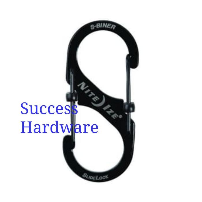 

NITE IZE SLIDELOCK KARABINER STAINLESS STEEL #3 S-BINER SLIDELOCK NO 3