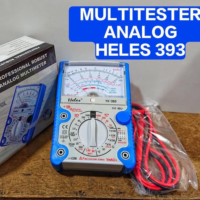 Multitester Multimeter Avometer Analog Heles Yx-393 Yx393 Yx 393