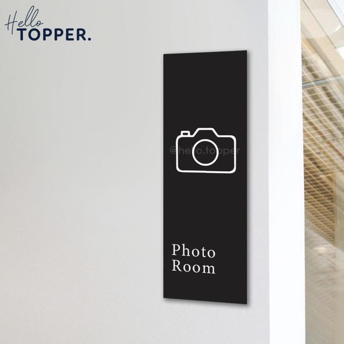 

Sign Board Ruang Foto Photo Room Acrylic UV Print Potrait