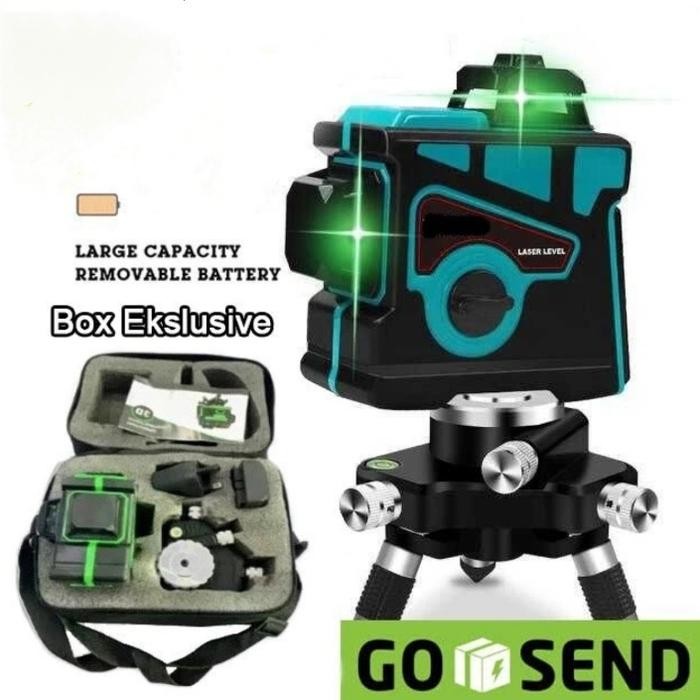 3D 12 Line Laser Level Green