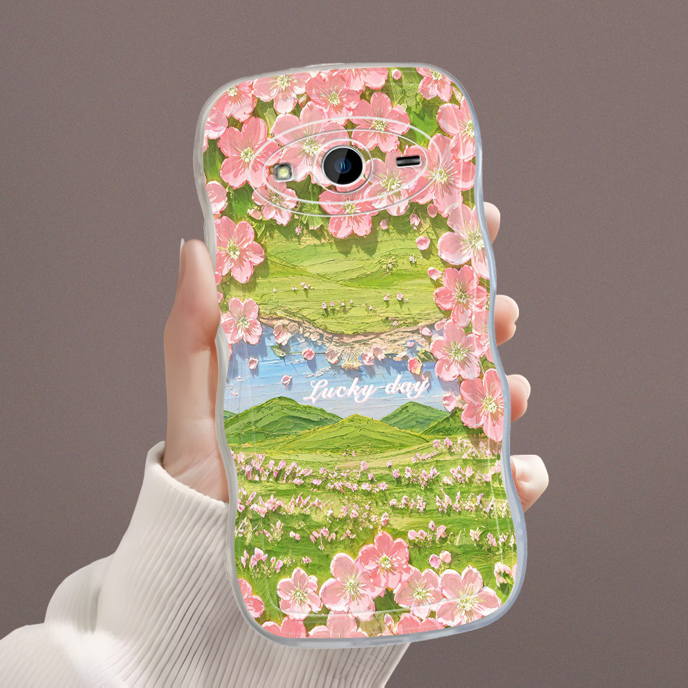 Casing Hp Untuk Compitable With Samsung Galaxy J3 2016 Case Softcase Kesing Soft Cassing Bunga 4098