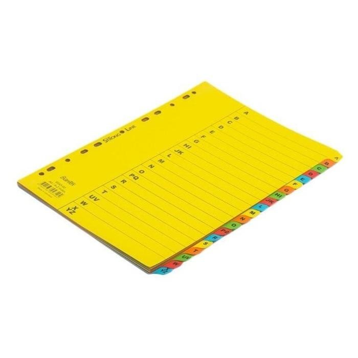 Pembatas File Bantex A4 / Bantex Index Divider A4 A-Z