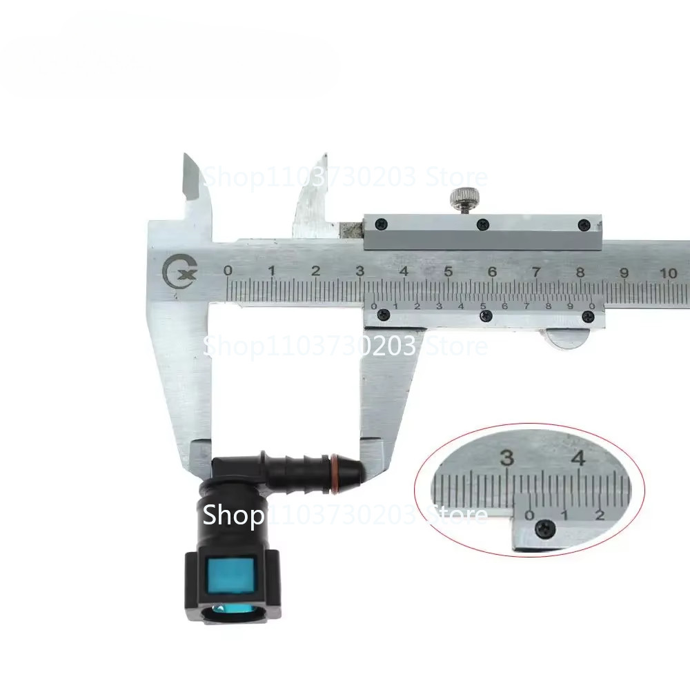 2/5/8/10 7.89 Id6 Auto Car Fuel Line Hose Coupler Quick Release Connect Connector Fuel Line Rubber