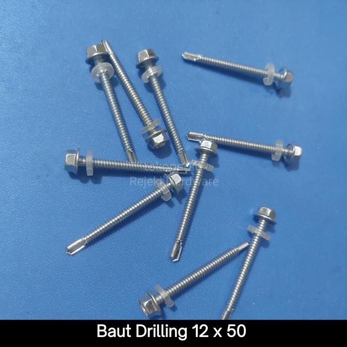 BAUT DRILLING 5 CM 12 X 50 SDS BAUT BAJA RINGAN DRILING GALVALUM