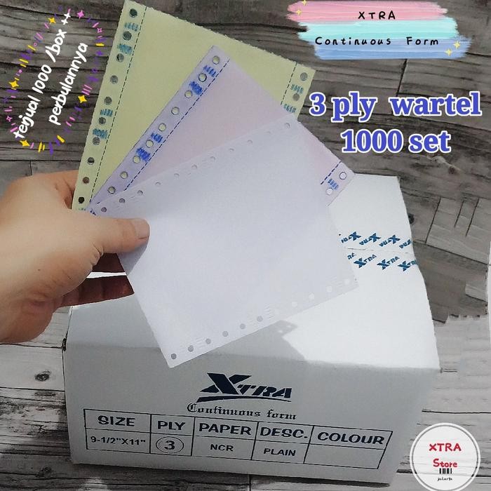 

Pilihan- Kertas Wartel 3Ply Continuous Form
