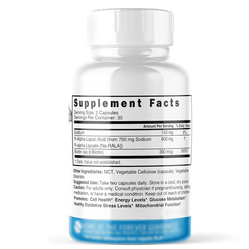 IMPORT ALPHA LIPOIC ACID 600MG R LIPOIC ACID WITH POWERFUL ANTIOXIDANT AND CELLULAR ENERGY SUPPORT