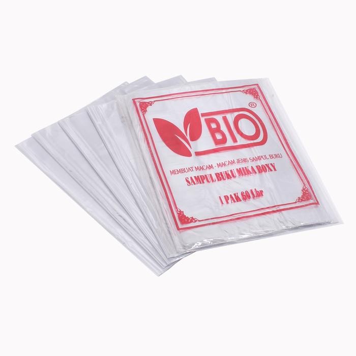 

BIO - Sampul Buku Plastik Mika Ukuran Boxy isi 60 lembar - Pack