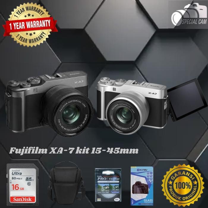 CAMERA FUJIFILM XA-7 KIT 15-45MM / FUJIFILM XA7 Shopeseler