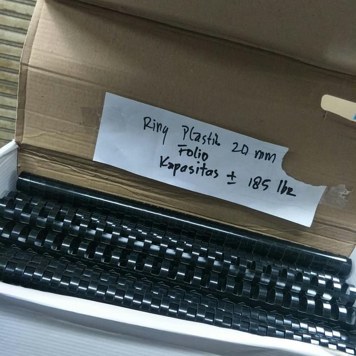 

SPIRAL JILID PLASTIK 20 MM FOLIO / DUS 100 PCS