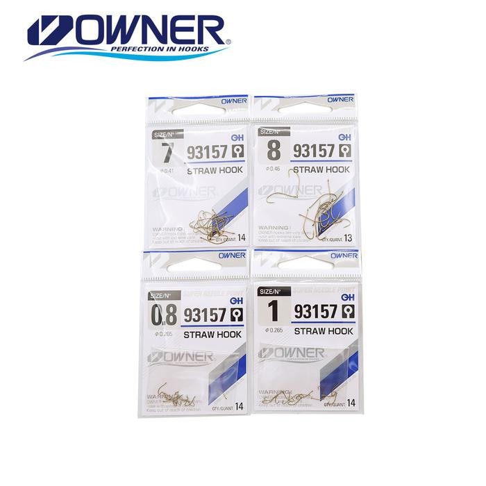 Pancing Owner Straw Hook 93157 Hook Kail Tajam Kuat Made in Japan