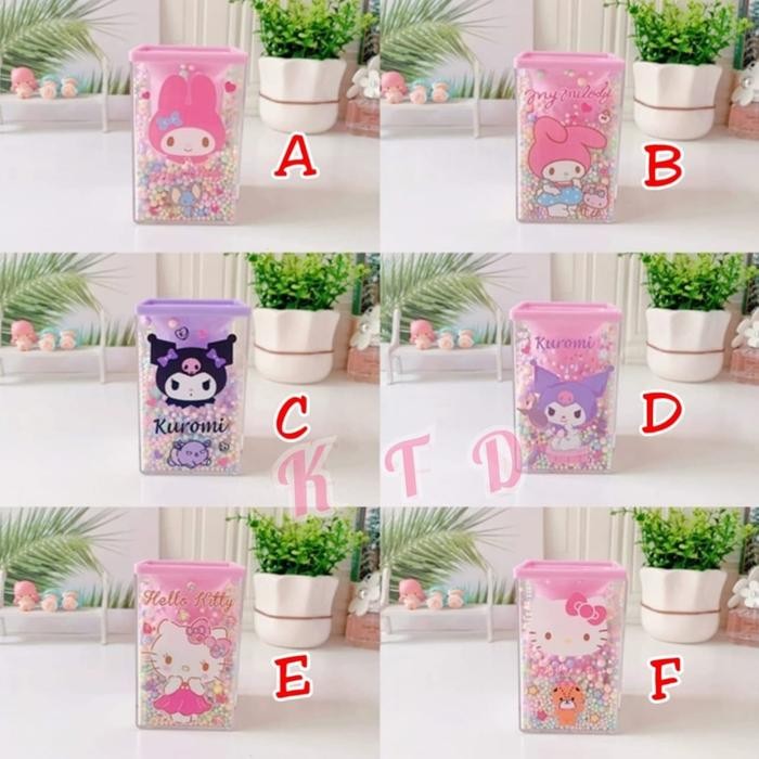 

TEMPAT PENSIL MEJA HELLO KITTY MY MELODY KUROMI LTS POMPOMPURIN SNOOPY
