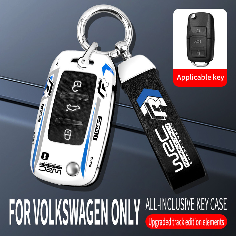 New 2023 Fashion ABS+TPU Car Key Case Bag For VW Volkswagen Golf Polo