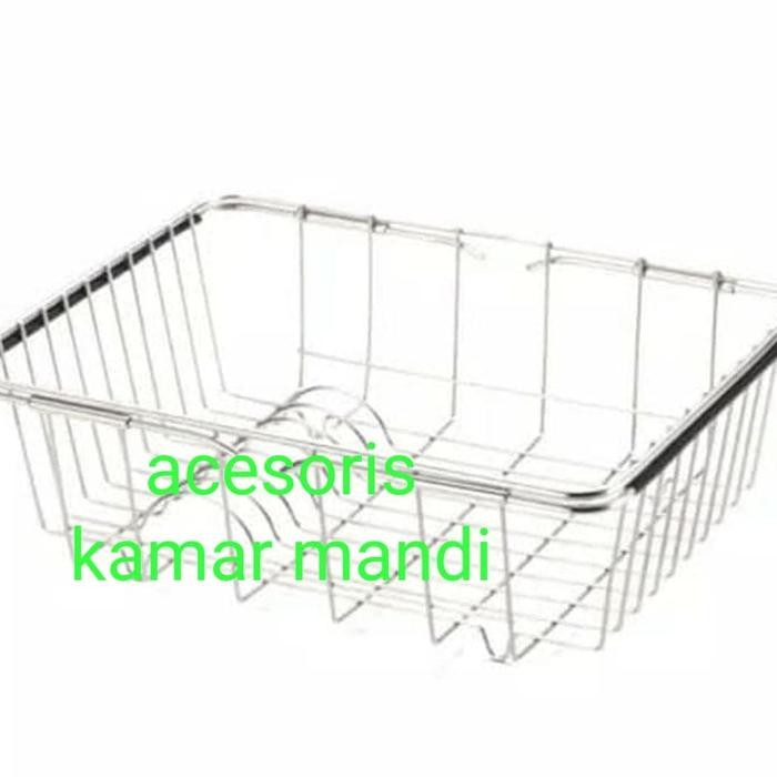 peniris piring/tirisan piring buat taroh di lubang sink bisa distel