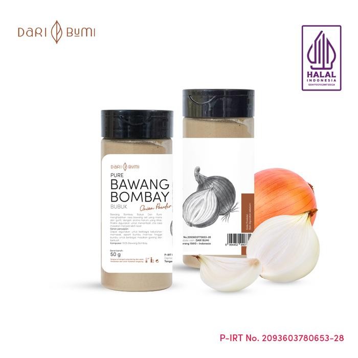 

Bawang Bombay Bubuk 50 Gr Premium Dari Bumi x BM FARM