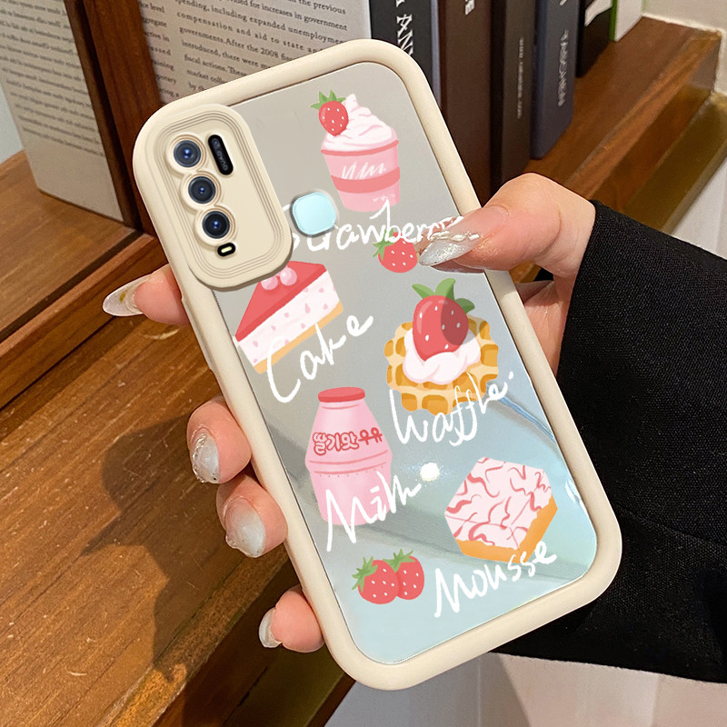 Casing Hp VIVO Y50 VIVO Y30 VIVO Y30i Case Casing HP pola Makanan penutup Kesing Kasing cermin Cesin