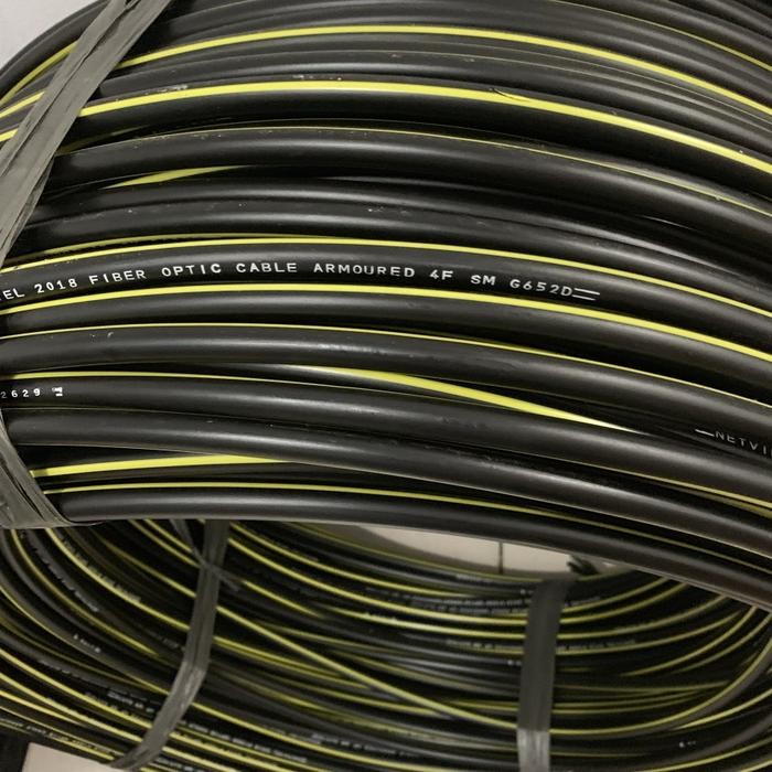 Pilihan- Netviel Kabel Fiber Optic 12 Core Singlemode Outdoor Direct Buried