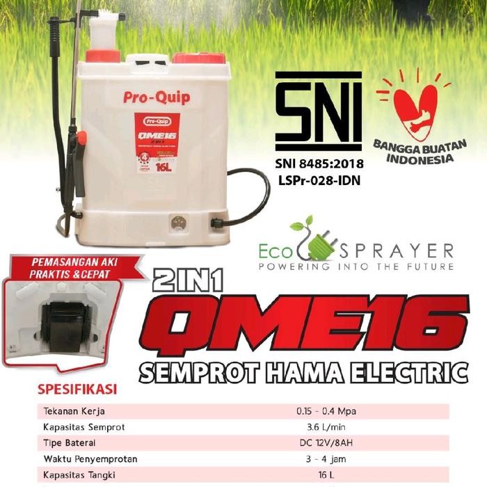 Qme 16 SPRAYER AKI 2 IN 1 PRO QUIP KNAPSACK