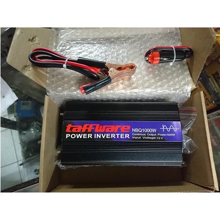 POWER INVERTER TAFFWARE PURE SINE WAVE 1000 WATT 1600W MOBIL INVERTER TERLARIS