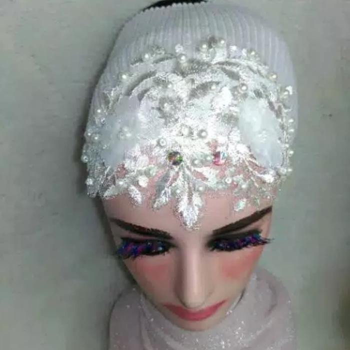 ASLI ciput pengantin dalam jilbab pesta pengantin READY STOCK