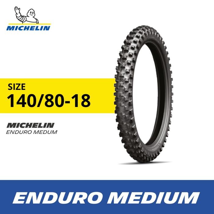 Ban Belakang Motor Trail Michelin Enduro Medium Size 140-80 R18