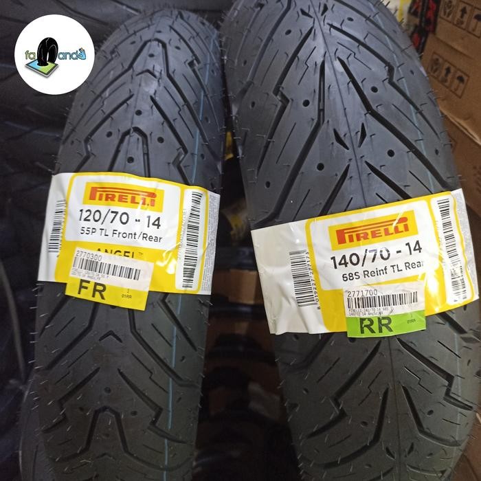 Paket Ban Pirelli Angel Scooter 120/70-14 & 140/70 R 14 For Aerox/PCX