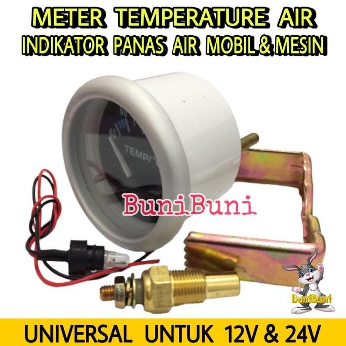 SALE  METER AMPERE PANAS / AMPER METER TEMPERATUR SUHU AIR UNTUK MOBIL & MESIN (TANPA KABEL)