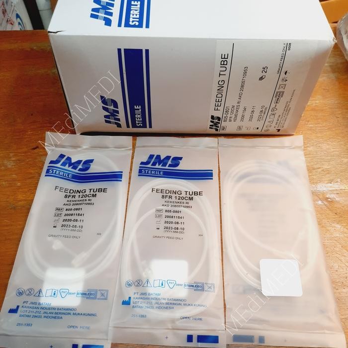 Ready JMS Feeding Tube 8 Fr 120 cm Original