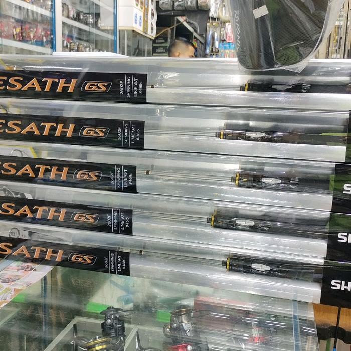 Shimano Joran Lesath GS 2602 F Line WT 8-16 lbs 183 cm Original Shimano Garansi Resmi untuk Pancing