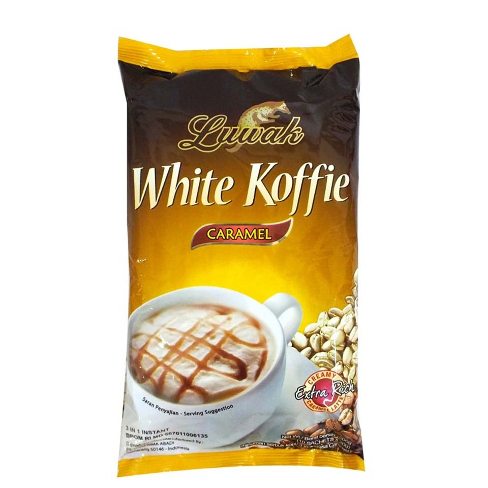 

S10523 LUWAK WHITE KOFFIE CARAMEL KOPI INSTANT 200GR BAG MAJU BERSAMA (20250915)