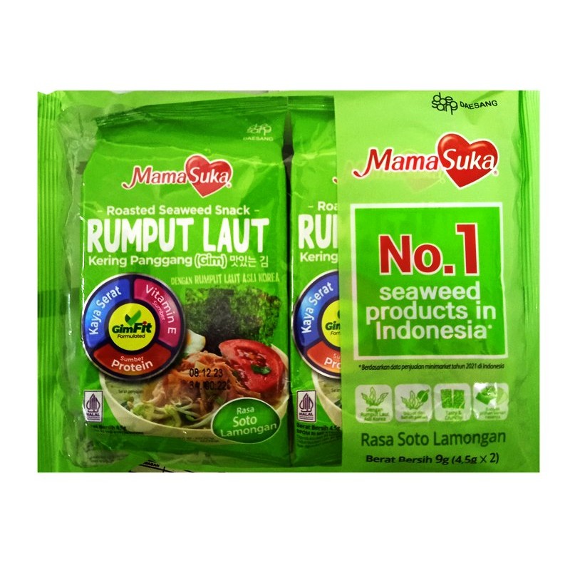 

S56260 MAMASUKA SOTO LAMONGAN RUMPUT LAUT 2X4,5GR PACK MAJU BERSAMA (20250910)